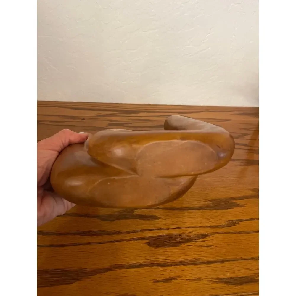 Modern Wood abstract vase